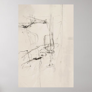 Affiche Art Abstrait de la vigne -