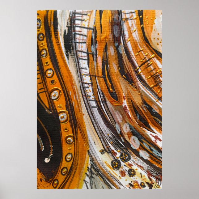 Affiche Art abstrait de luxe Art abstrait de luxe (Devant)