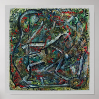 Affiche Art Abstrait de ValAries Pachydermatous