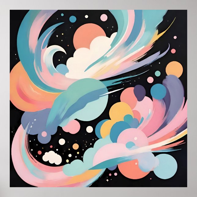 Affiche Art Abstrait et moderne (Devant)