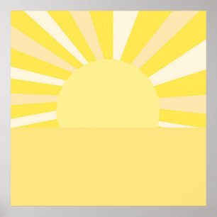 Affiche art abstrait moderne