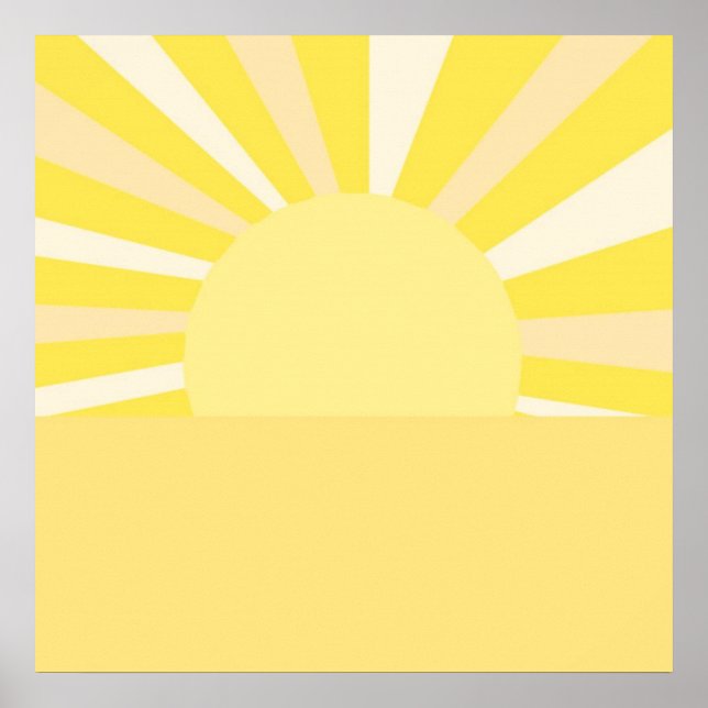 Affiche art abstrait moderne (Devant)