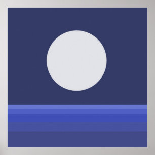 Affiche art abstrait moderne