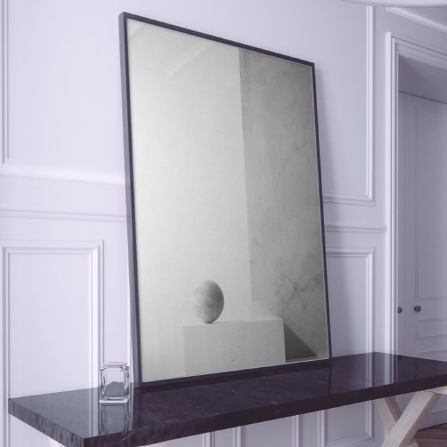 Affiche Art Abstrait monochrome (Créateur téléchargé)