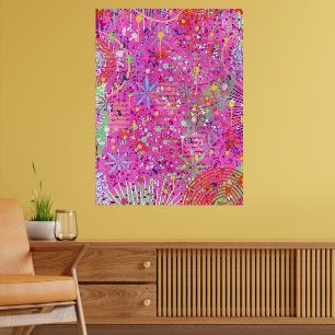 Affiche Art abstrait : Rêves d'été