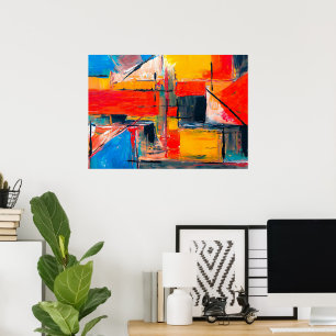 Affiche Art abstrait Urban Pulse