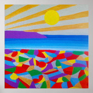 Affiche Art Acrylique Du Sable