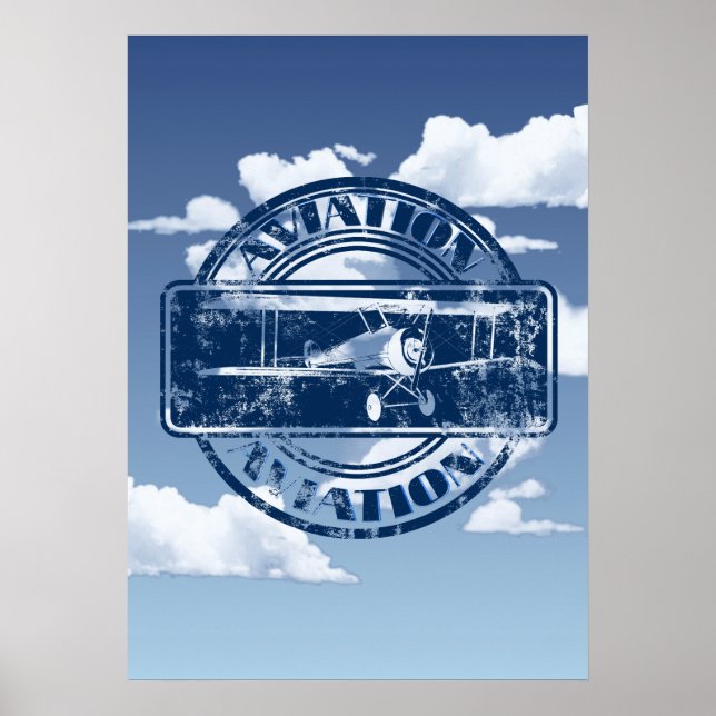 Affiche Art aéronautique (Devant)