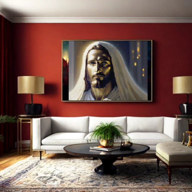Affiche Art AI - Jésus Christ (Créateur téléchargé)