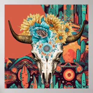 Affiche Art amérindien