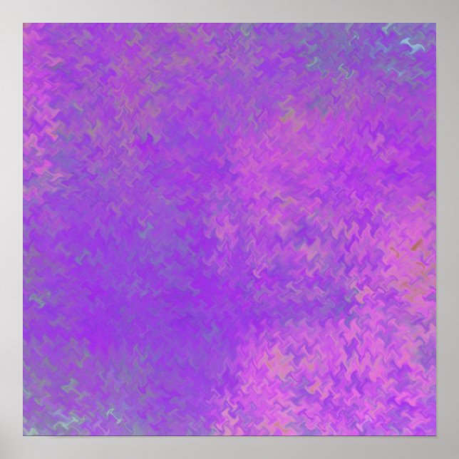 Affiche Art au marbre violet brillant (Devant)