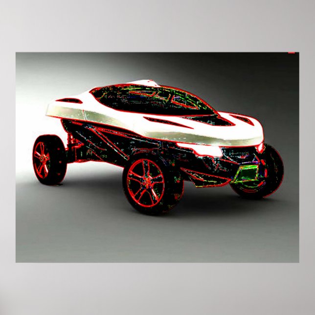 Affiche Art automobile (Devant)