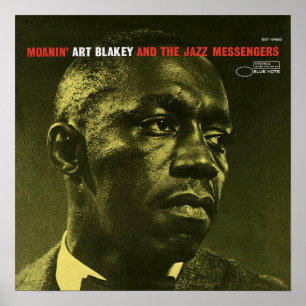 Affiche Art Blakey Moanin Jazz Vintage