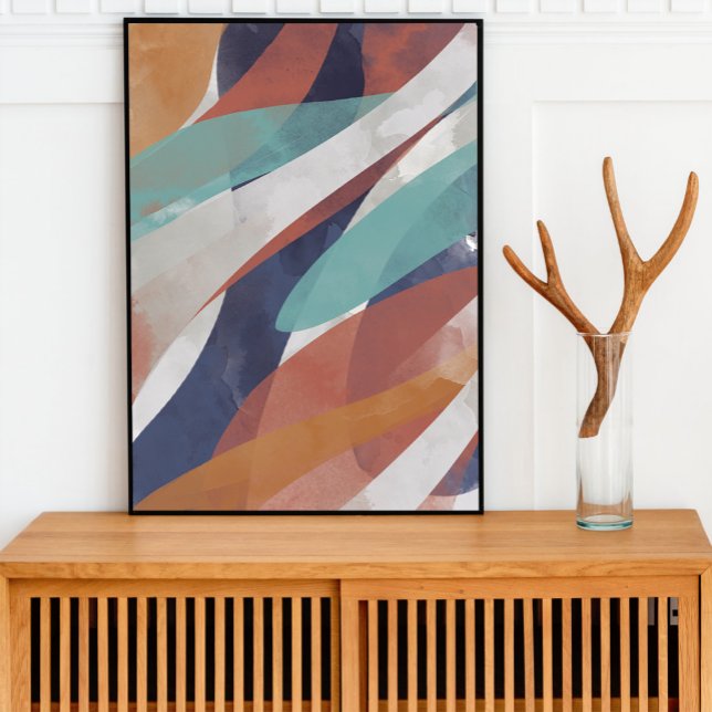 Affiche Art Bohémien, Peinture Du Milieu Du Siècle, Tons T (Créateur téléchargé)