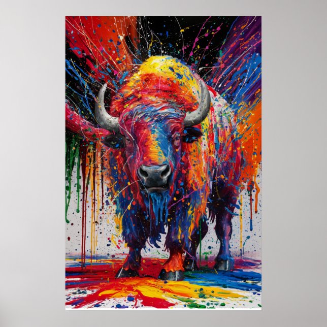 Affiche Art Buffalo AI (Devant)