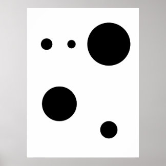 Affiche Art circulaire Abstrait minimaliste | Géométrique
