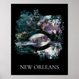 Affiche *~* Art City Park New Orleans Bridge Painting