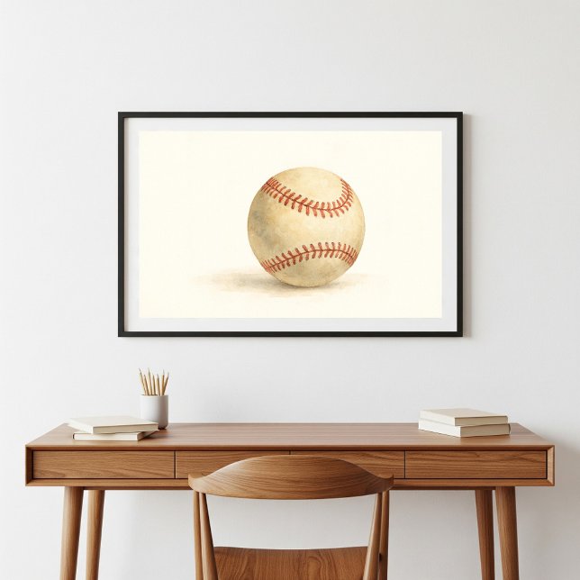 Affiche Art classique du baseball (Créateur téléchargé)