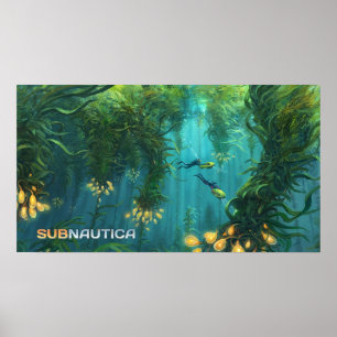 Affiche Art Concept Forêt Subnautica Kelp