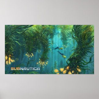 Affiche Art Concept Forêt Subnautica Kelp