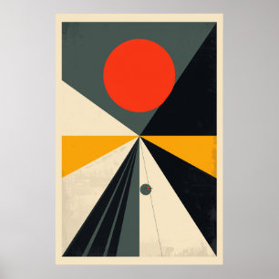 Affiche Art contemporain du Bauhaus