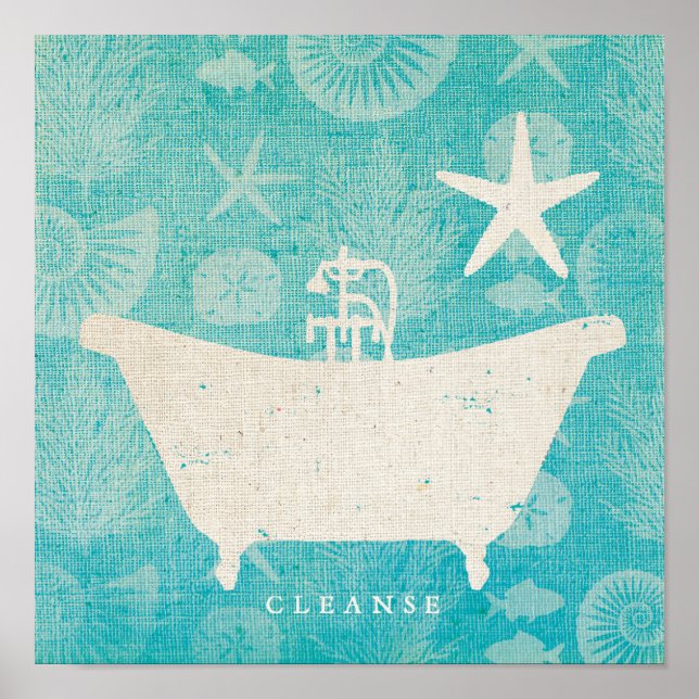 Affiche Art côtier | Baignoire (Devant)