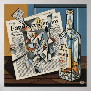 Affiche Art Cubiste Still Life