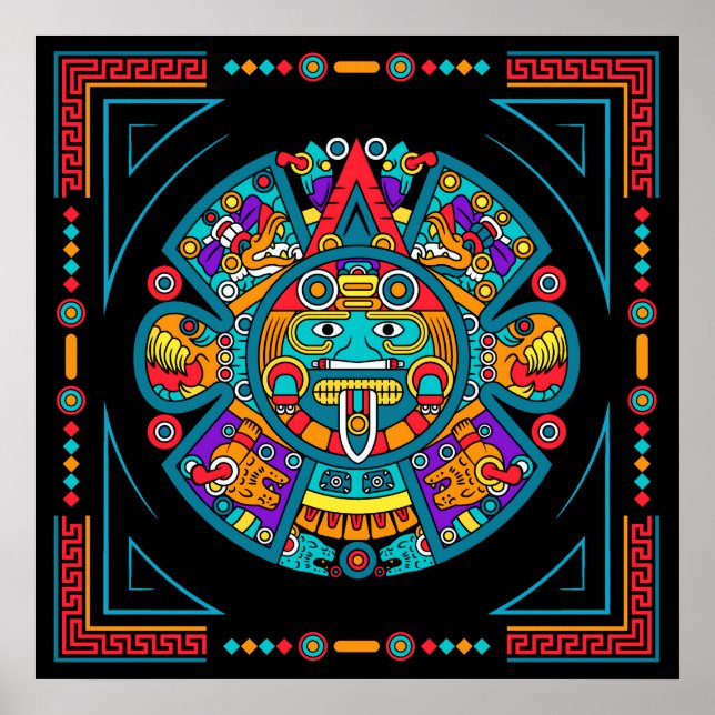 Affiche Art culturel mexicain (Devant)