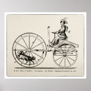Affiche Art cycliste, énergie et locomotion Imprimer
