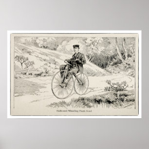 Affiche Art cycliste, énergie et locomotion Imprimer