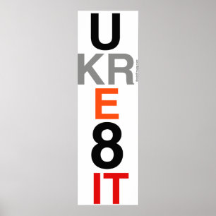 Affiche Art d'affiche d'UKRE8IT (vous le créez)
