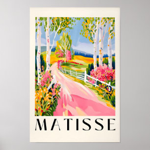 Affiche Art de bouleau, peinture de forêt, Henri Matisse P