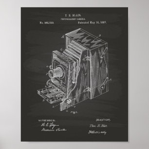 Affiche Art de brevet de l'appareillage 1887