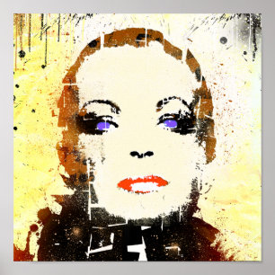 Affiche Art de bruit d'AFFICHE Patriciastore "portrait de
