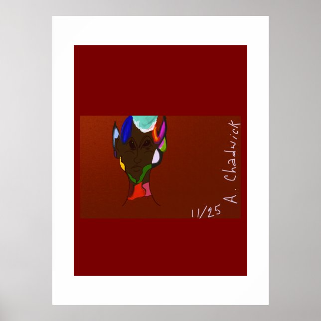 Affiche Art de carte elfique  (Devant)