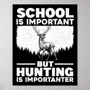 Affiche Art de chasse amusant pour garçons hommes chasseur