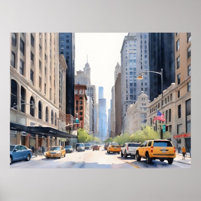 Affiche Art de Chicago (Devant)