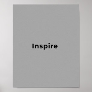 Affiche Art de citation inspirante