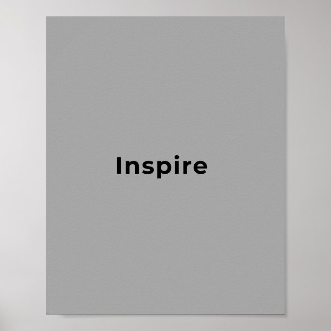 Affiche Art de citation inspirante  (Devant)