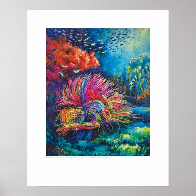 Affiche Art de couverture radiologique - Corail crânien IR (Devant)