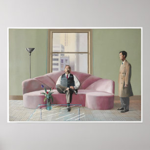 Affiche art de David Hockney peinture