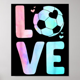 Affiche Art de football cool pour femmes filles toddler à