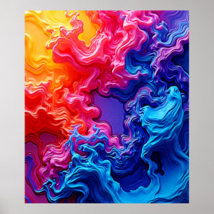 Affiche Art de fusion colorimétrique