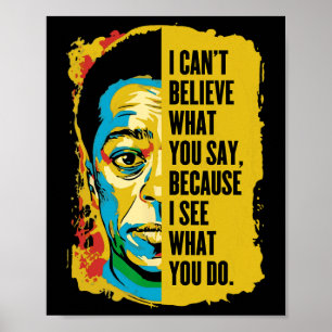 Affiche Art de graffiti de James Byldwin Juneteenth Mois d