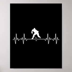 Affiche Art de hockey sur glace cool pour hommes femmes jo