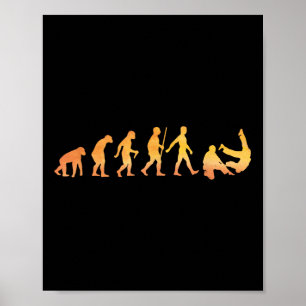 Affiche Art de Jiu Jitsu drôle pour hommes femmes enfants