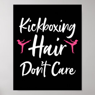 Affiche Art de kickboxing drôle pour hommes femmes Conta K