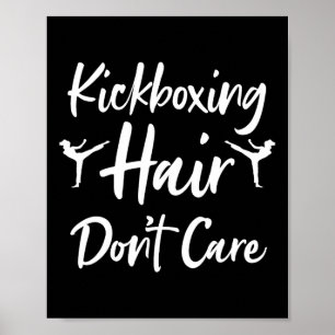 Affiche Art de kickboxing drôle pour hommes femmes Conta K