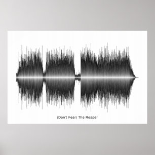 Affiche Art de la bande sonore de l'aspirateur bleu