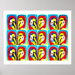 Affiche Art de la chaleur tropicale